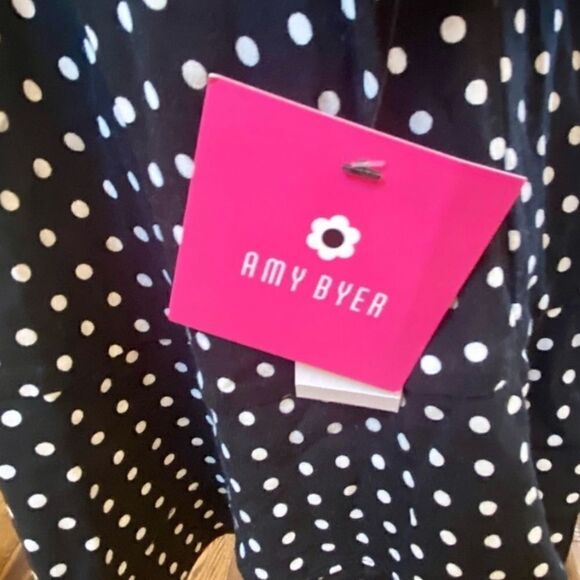 Peak 90s Gal Vintage Deadstock Off Shoulder Polka Dot Mini - Picture 13 of 14